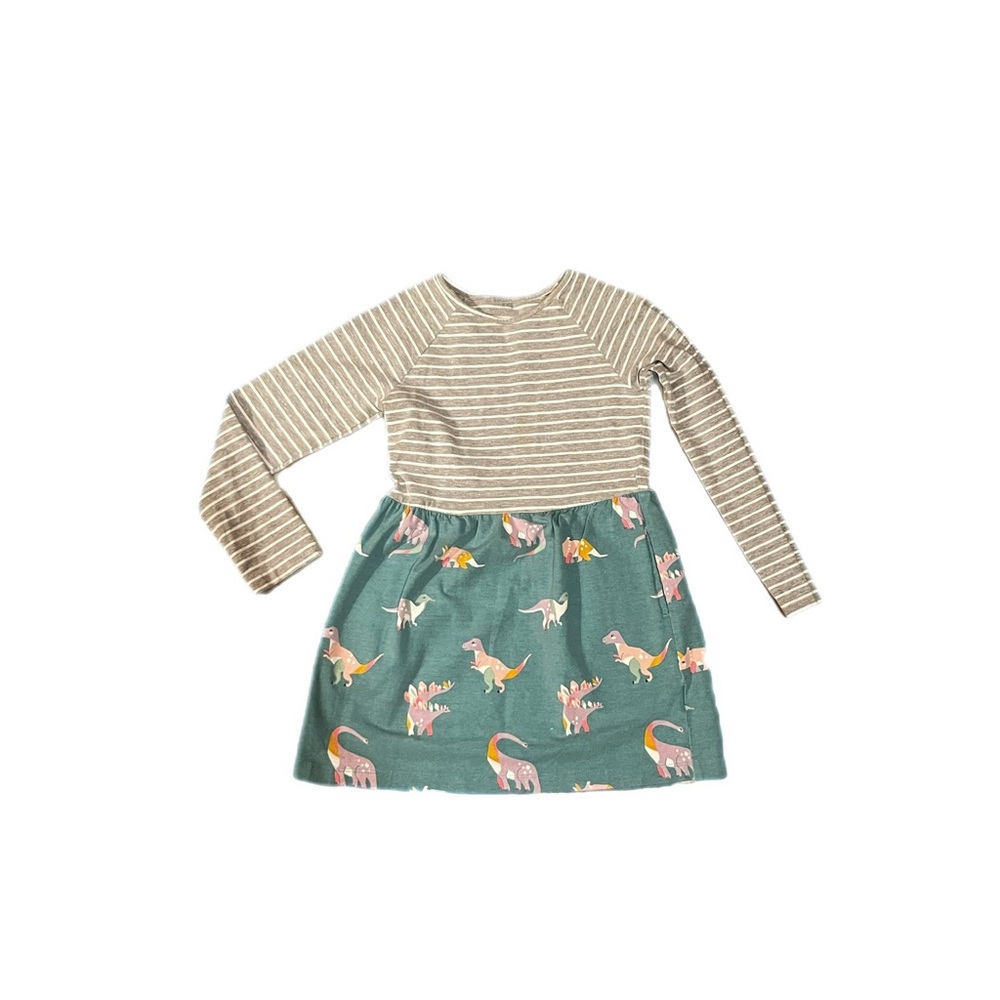 Rumi + Ryder

Toddlers Girl Stripe Long Sleeve Dinosaur Dress Sz 4-6